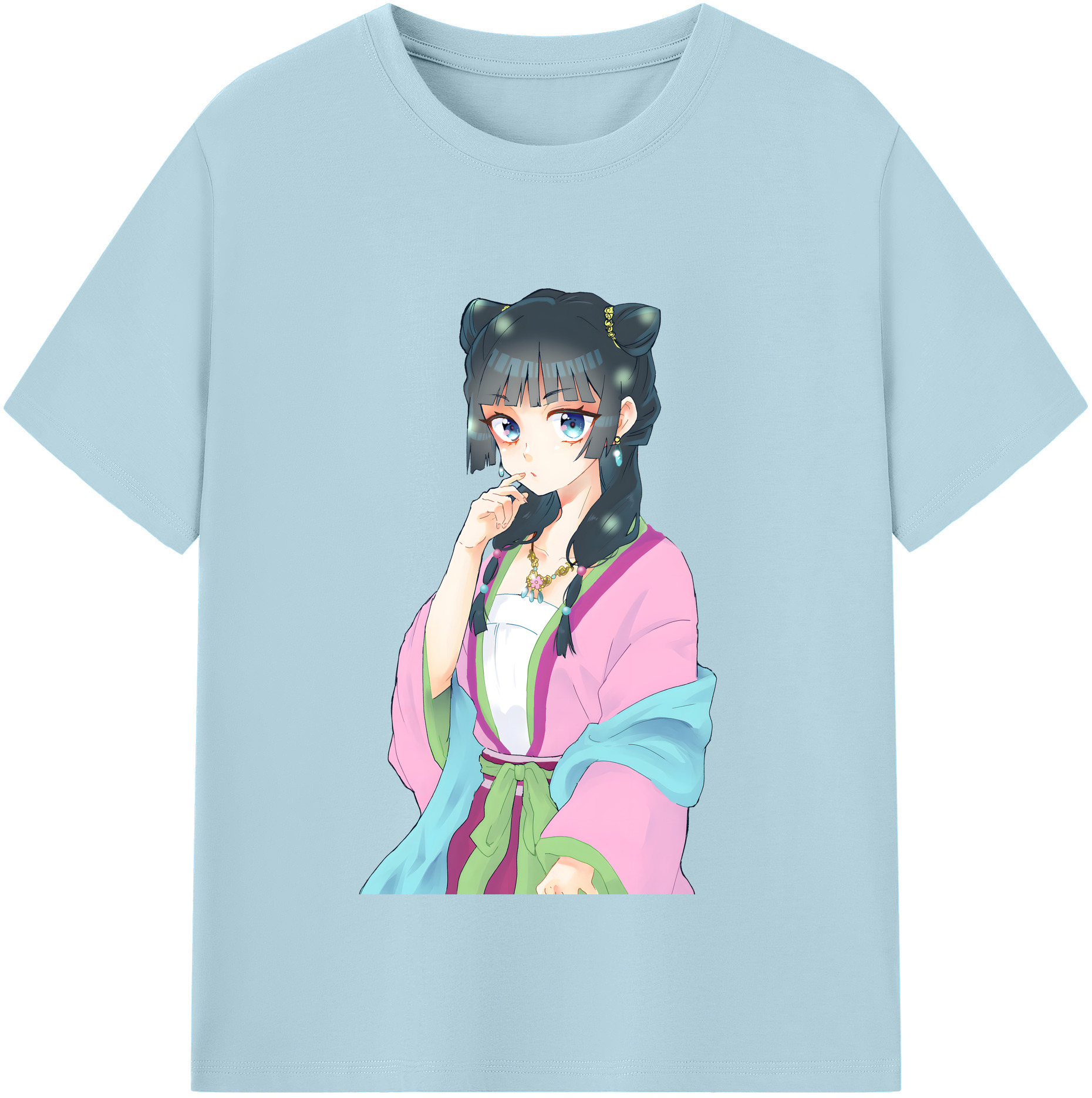 （画像用） 薬屋のひとりごと The Apothecary Diaries 綿100％半袖Tシャツ（フロントプリント）